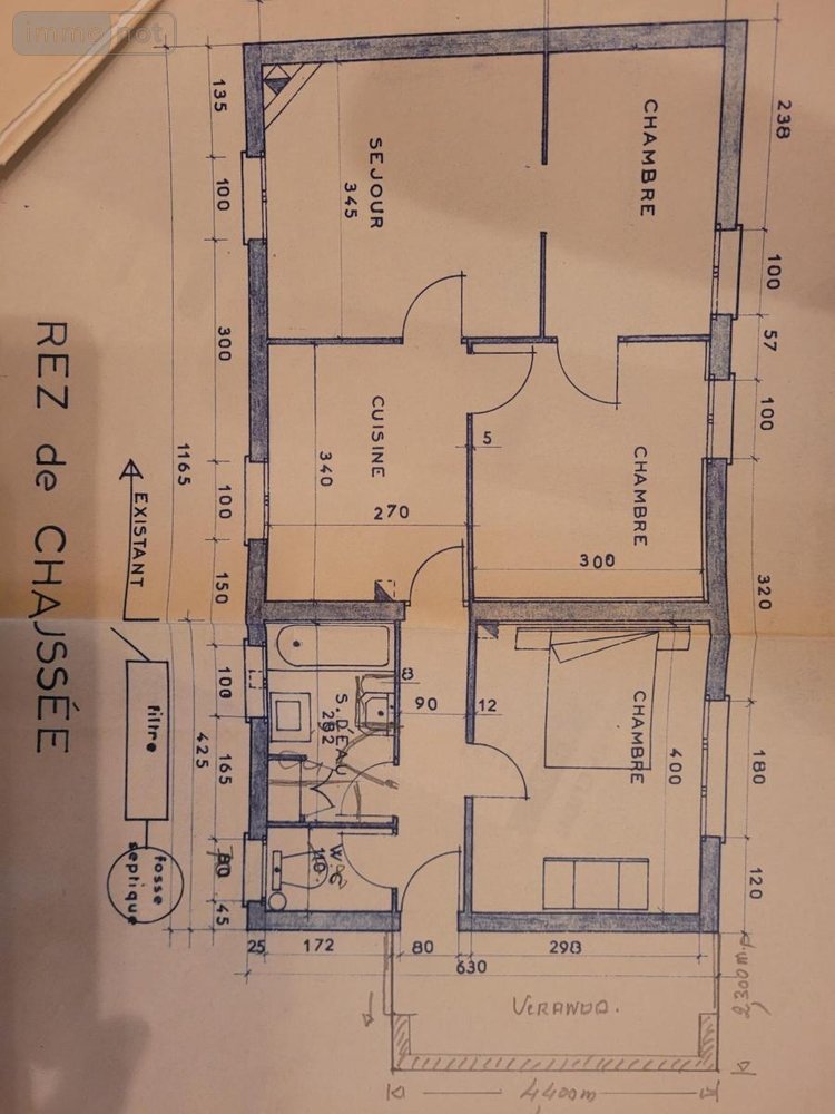 Maison a vendre Sablé-sur-Sarthe 72300 Sarthe 53 m2 3 pièces 89250 euros