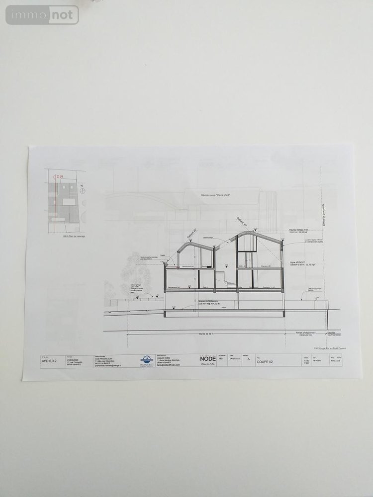 Appartement a vendre Vannes 56000 Morbihan 46 m2  274322 euros