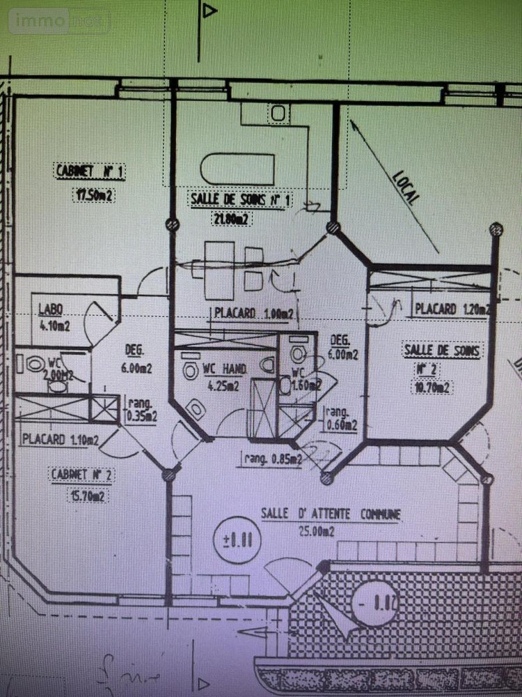 Location fonds et murs commerciaux Dole 39100 Jura 115 m2  1500 euros