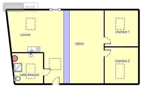 Appartement a vendre Chevillon-sur-Huillard 45700 Loiret 58 m2 3 pièces 79900 euros