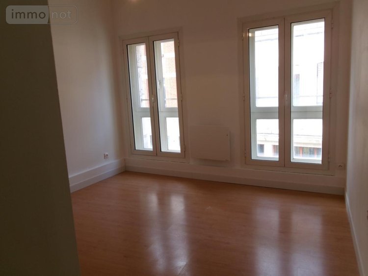 Location appartement Béthune 62400 Pas-de-Calais 60 m2 2 pièces 620 euros