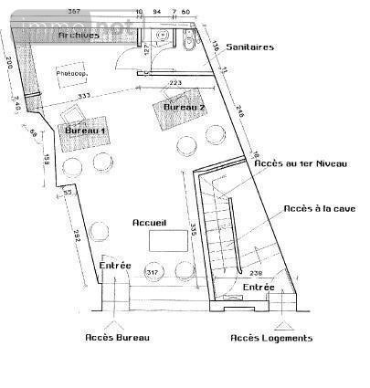 Location fonds et murs commerciaux Montoire-sur-le-Loir 41800 Loir-et-Cher 33 m2  450 euros