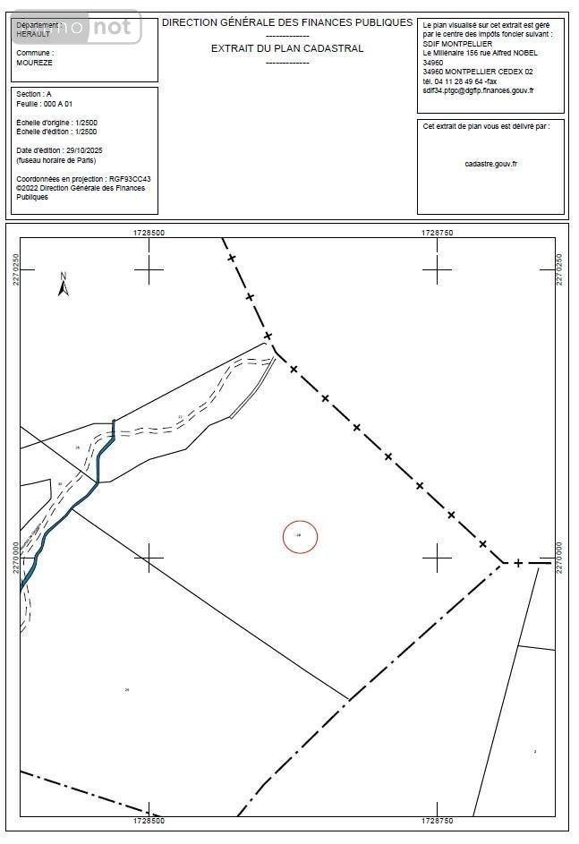 Terrains de loisirs bois etangs a vendre Liausson 34800 Hérault 117370 m2  42500 euros
