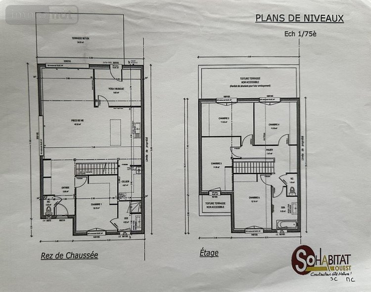 Maison a vendre Écouflant 49000 Maine-et-Loire 145 m2 7 pièces 409500 euros