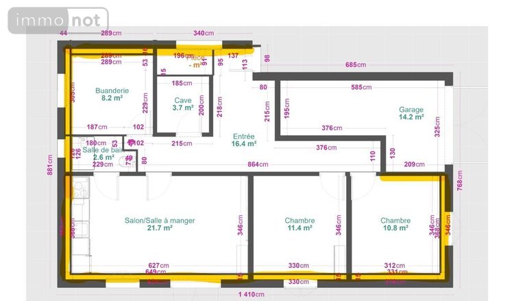 Maison a vendre Grenoble 38000 Isère 161 m2 6 pièces 490000 euros