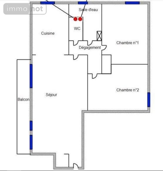 Location appartement Céret 66400 Pyrénées-Orientales 67 m2 3 pièces 735 euros