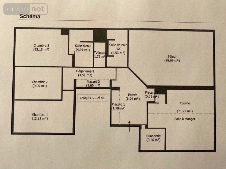 Appartement a vendre Paris 12e arrondissement 75012 Paris 116 m2 4 pièces 1097250 euros