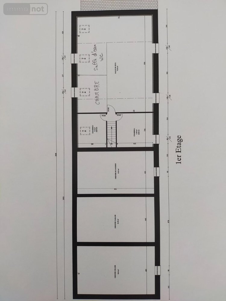 Maison a vendre Villeneuve-les-Genêts 89350 Yonne 229 m2 8 pièces 283200 euros