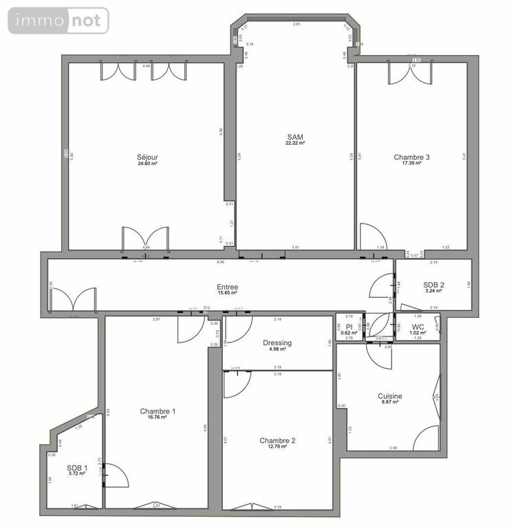 Appartement a vendre Paris 7e arrondissement 75007 Paris 132 m2 5 pièces 2100000 euros