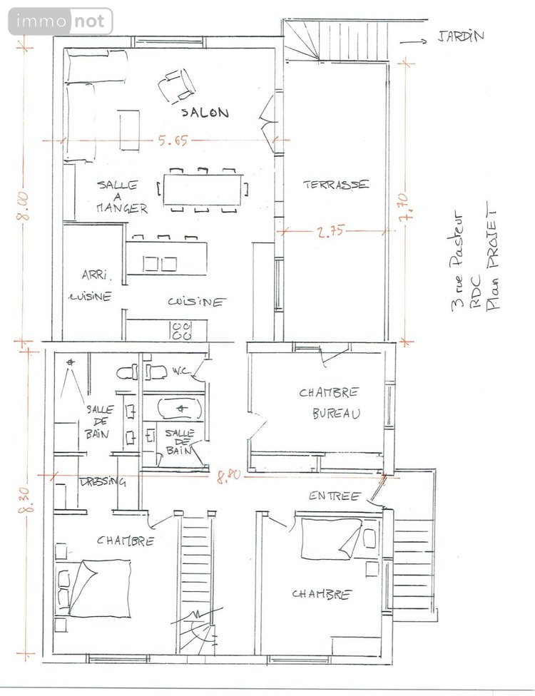 Maison a vendre Chartrettes 77590 Seine-et-Marne 158 m2 6 pièces 369500 euros