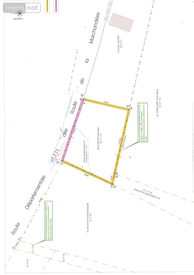 Terrain a batir a vendre Les Moutiers-en-Cinglais 14220 Calvados 1478 m2  84400 euros