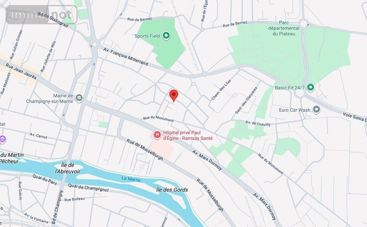 Appartement a vendre Champigny-sur-Marne 94500 Val-de-Marne 63 m2 3 pièces 199000 euros