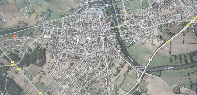 Terrain a batir a vendre La Suze-sur-Sarthe 72210 Sarthe 500 m2  35000 euros