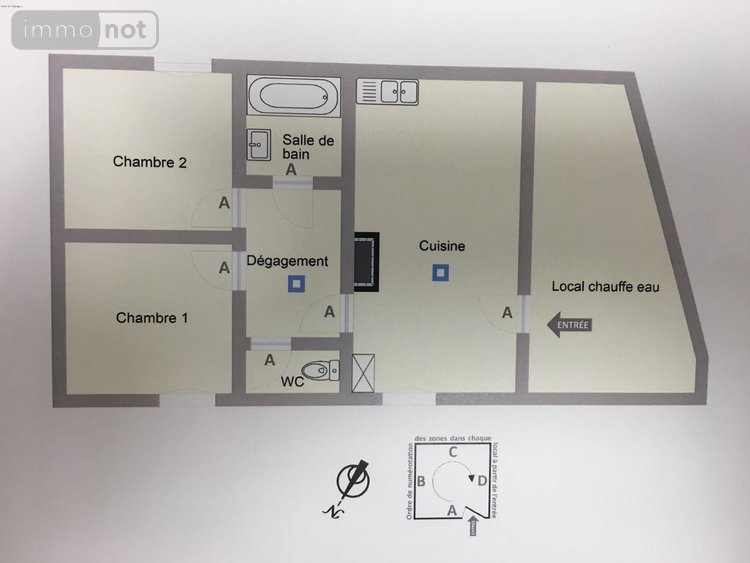 Maison a vendre Argy 36500 Indre 120 m2 5 pièces 53140 euros