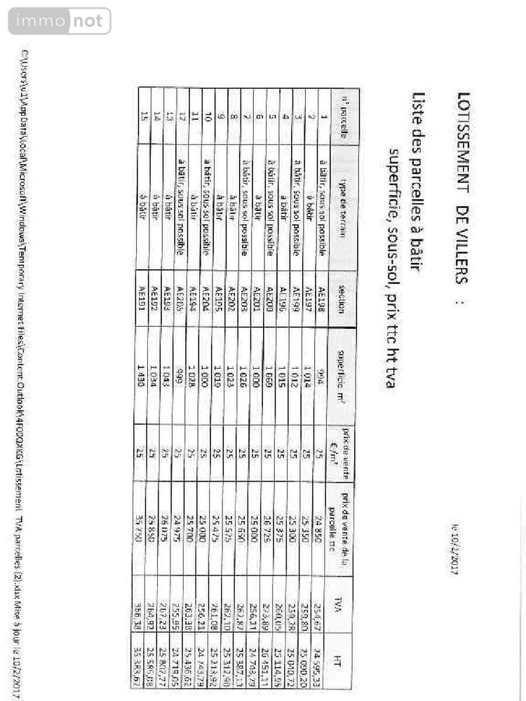 Terrain a batir a vendre Haudricourt 76390 Seine-Maritime  26341 euros