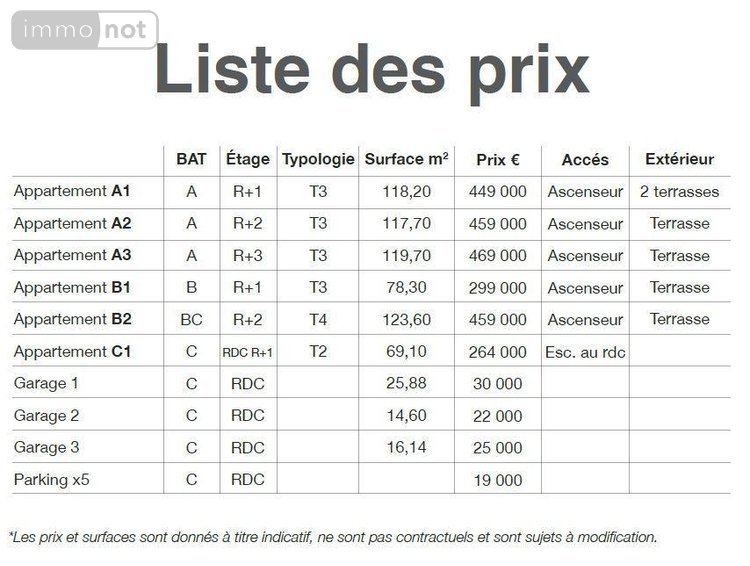 Appartement a vendre Hazebrouck 59190 Nord 70 m2  271920 euros