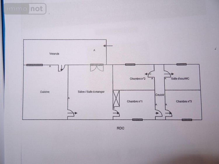 Maison a vendre Le Tranger 36700 Indre 100 m2 4 pièces 84800 euros