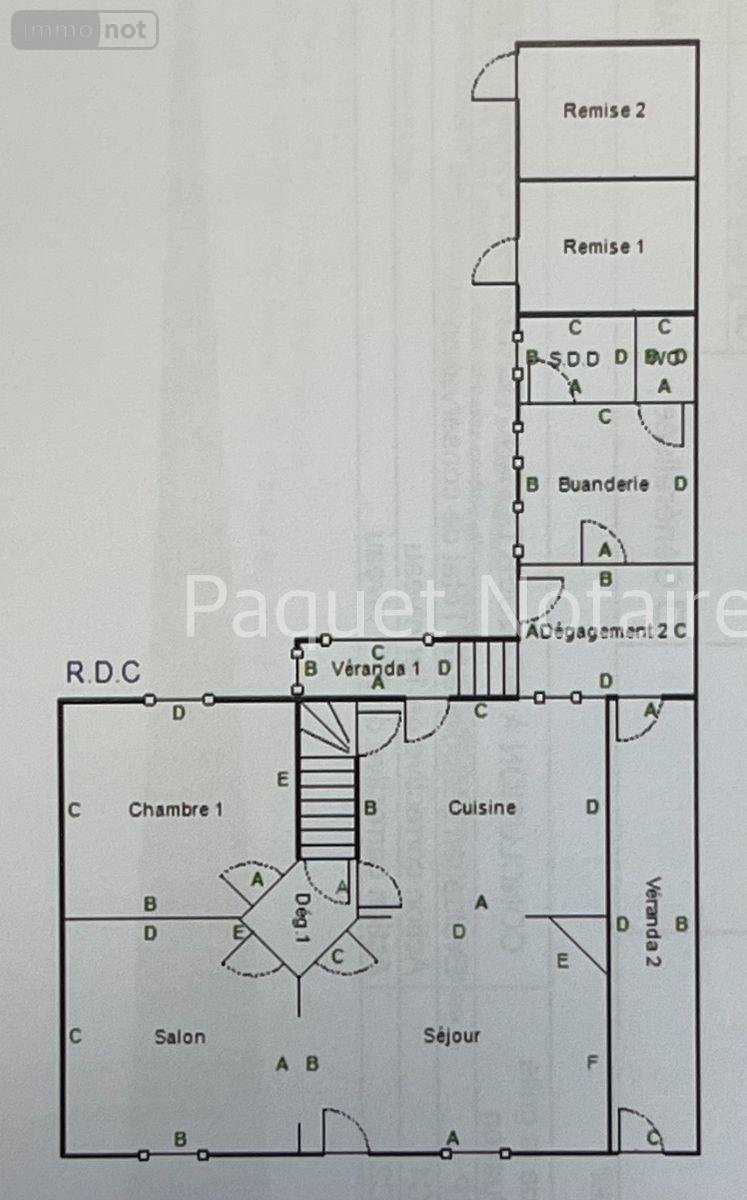 Maison a vendre Condren 02700 Aisne 80 m2 7 pièces 74900 euros