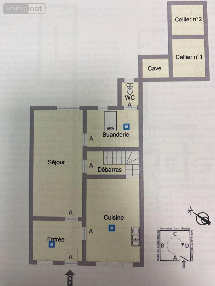 Maison a vendre Buzançais 36500 Indre 73 m2 3 pièces 64800 euros