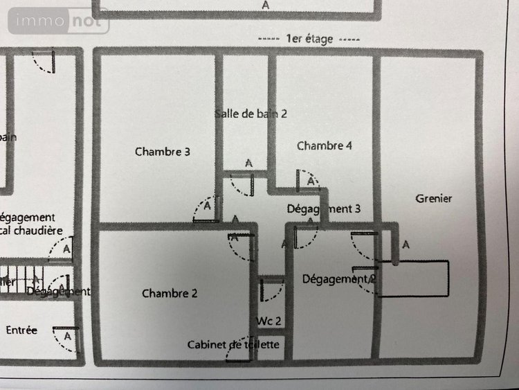 Maison a vendre Buzançais 36500 Indre 185 m2 5 pièces 163000 euros