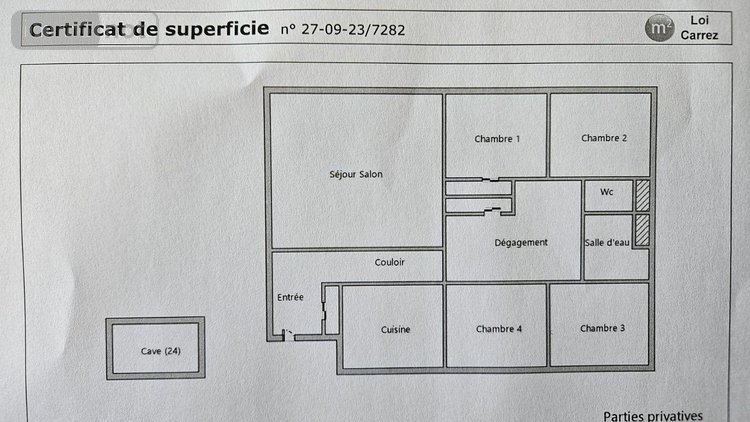 Appartement a vendre Le Mans 72000 Sarthe 135 m2 5 pièces 199000 euros