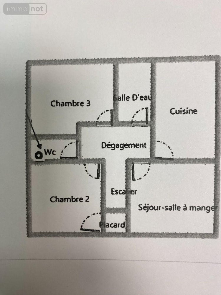 Maison a vendre Buzançais 36500 Indre 68 m2 4 pièces 64800 euros