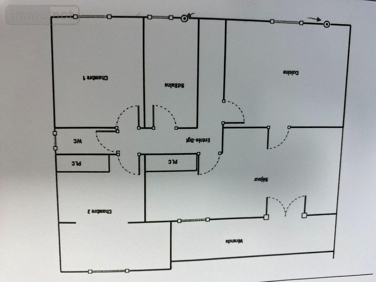 Maison a vendre Villedieu-sur-Indre 36320 Indre 82 m2 3 pièces 139000 euros