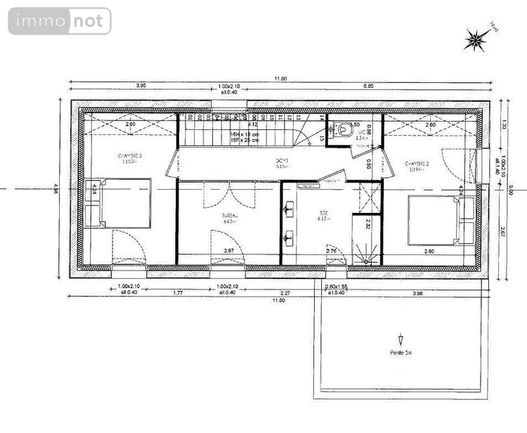Terrain a batir a vendre Guichen 35580 Ille-et-Vilaine 742 m2  115500 euros