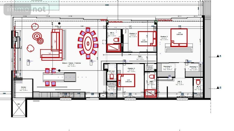 Appartement a vendre Pietrosella 20166 Corse-du-Sud 170 m2 5 pièces 1865000 euros