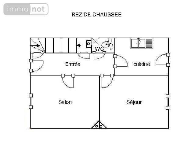 Maison a vendre Châteaudun 28200 Eure-et-Loir 86 m2 4 pièces 112700 euros