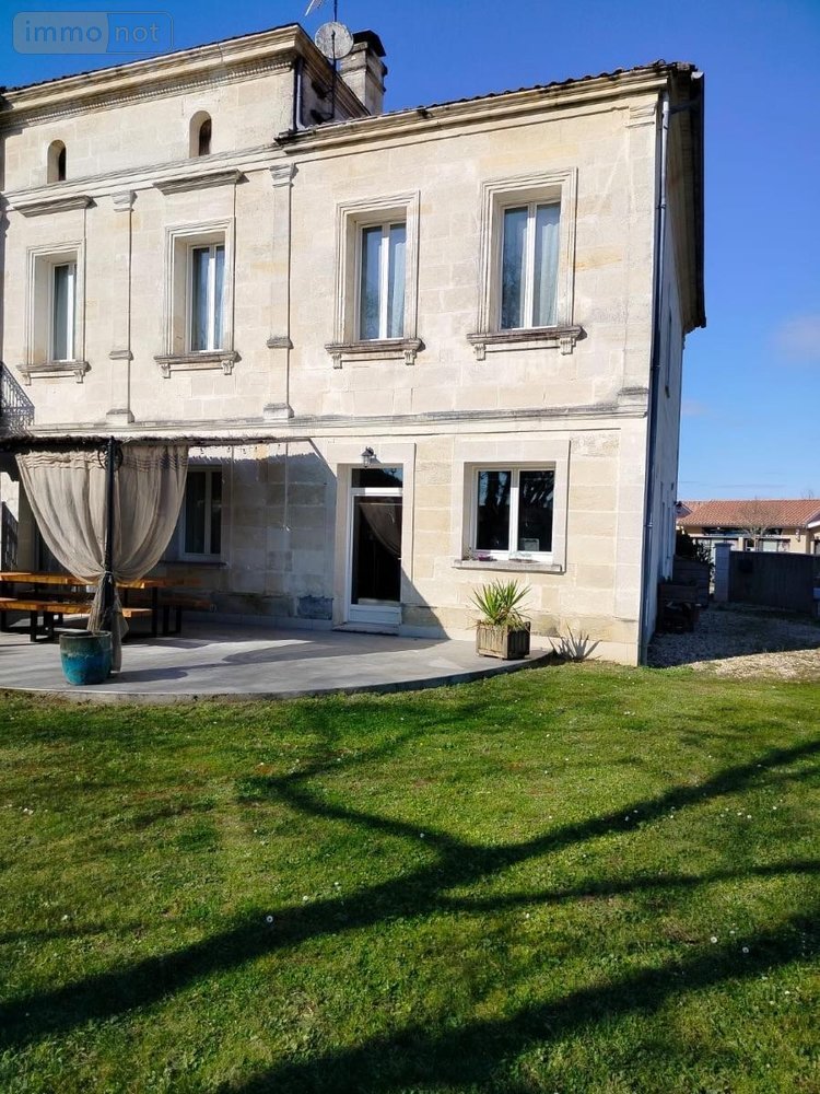 Maison a vendre Villegouge 33141 Gironde 193 m2 5 pièces 374400 euros