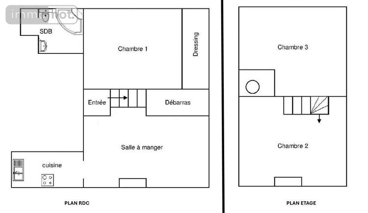 Maison a vendre Cloyes-les-Trois-Rivières 28220 Eure-et-Loir 78 m2 4 pièces 107500 euros