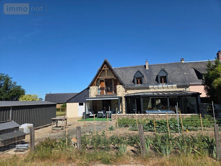 Maison a vendre Saint-Fraimbault-de-Prières 53300 Mayenne 146 m2 6 pièces 244400 euros