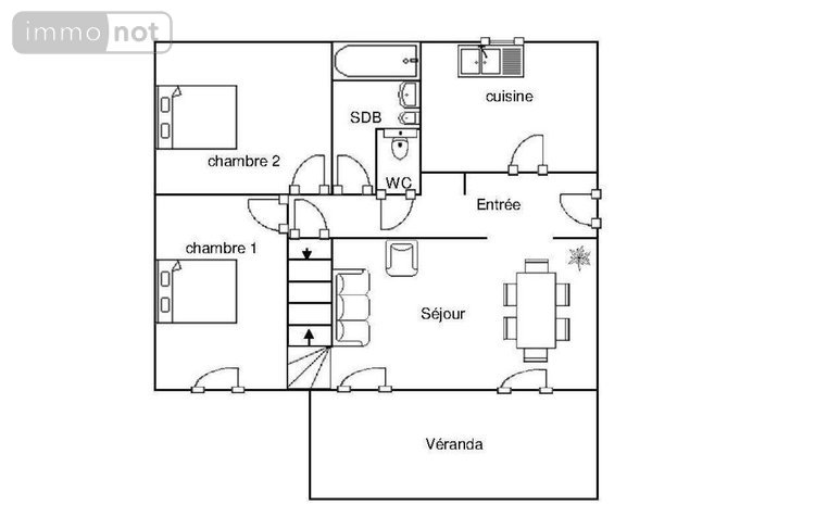 Maison a vendre Saint-Denis-Lanneray 28200 Eure-et-Loir 103 m2 5 pièces 185000 euros