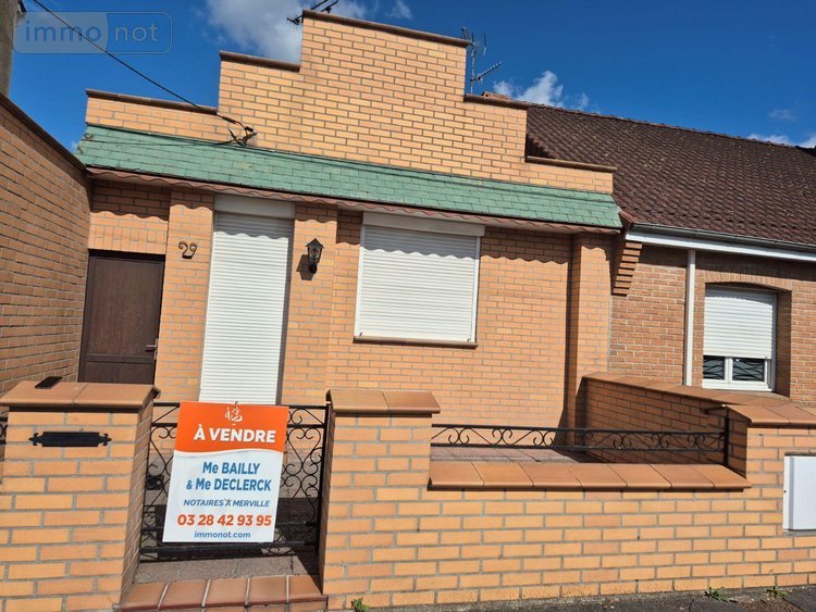 Maison a vendre Merville 59660 Nord 79 m2 4 pièces 90100 euros