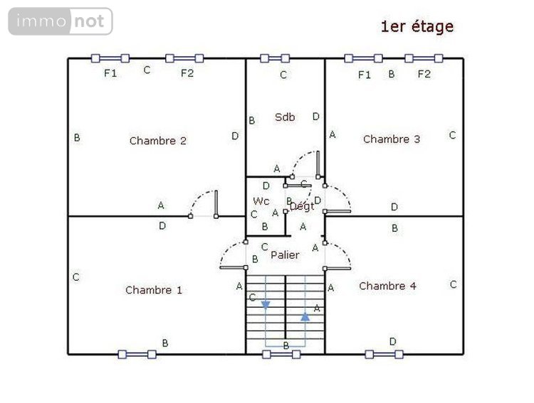 Maison a vendre Cherbourg-en-Cotentin 50100 Manche 170 m2 8 pièces 364400 euros