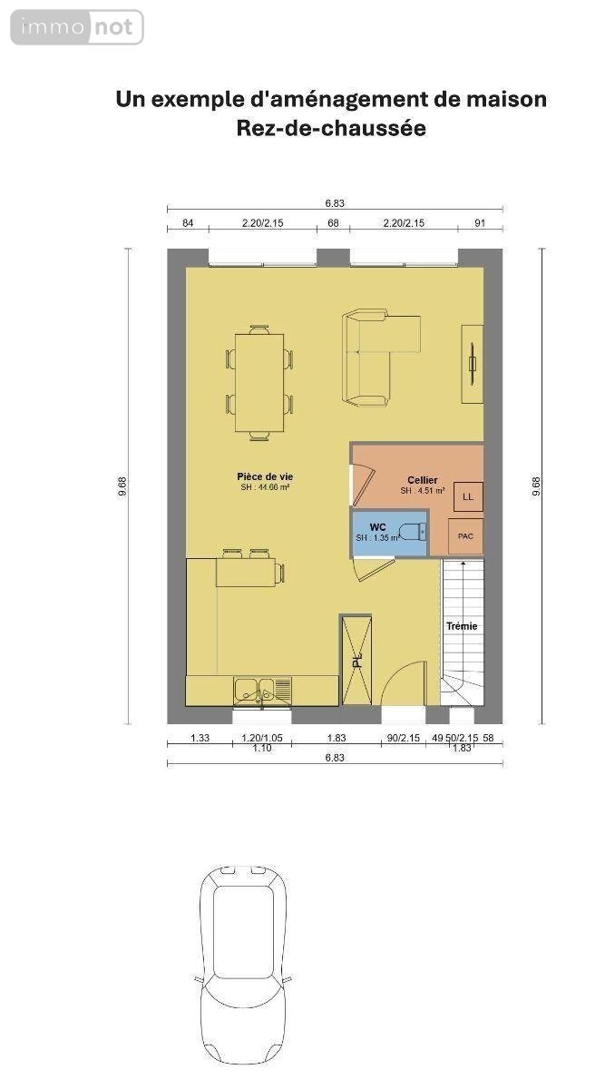 Terrain a batir a vendre Witry-lès-Reims 51420 Marne 395 m2  80000 euros