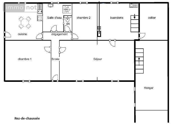 Maison a vendre Langey 28220 Eure-et-Loir 130 m2 7 pièces 139000 euros