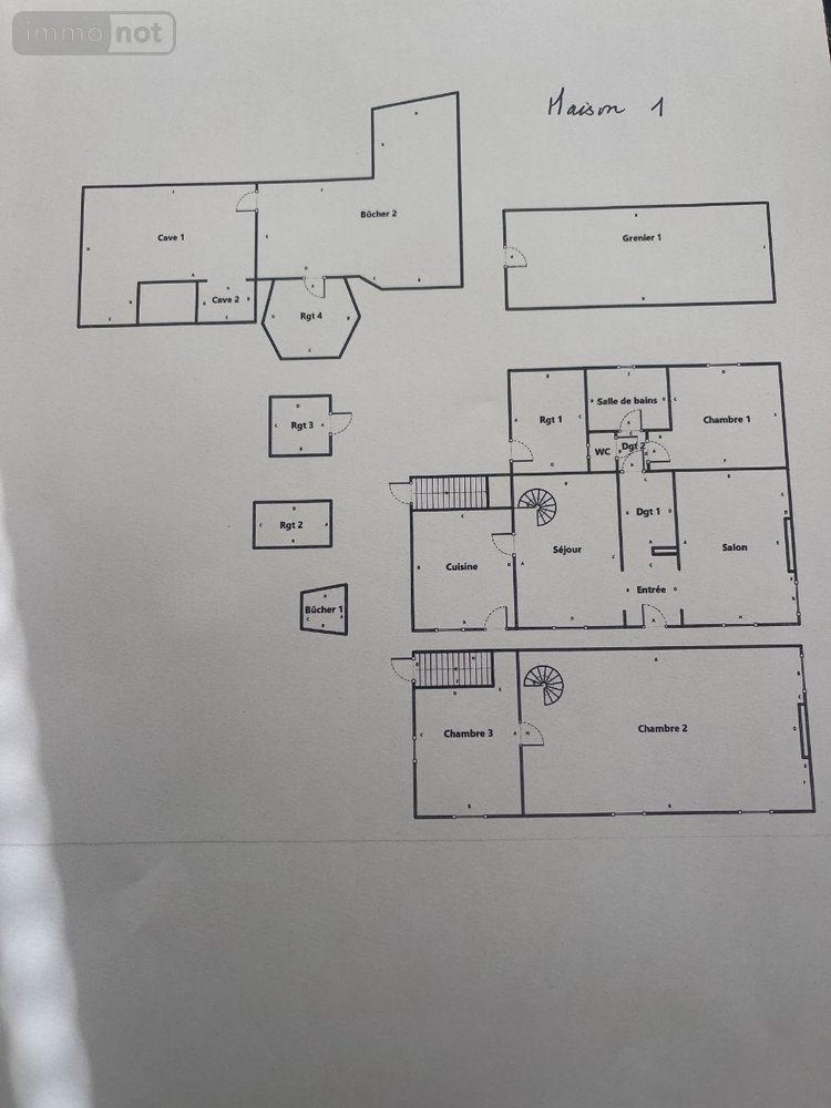 Maison a vendre Loir en Vallée 72340 Sarthe 174 m2 11 pièces 283500 euros