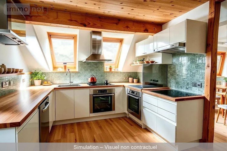 Maison a vendre Saint-Nicolas-du-Pélem 22480 Côtes-d'Armor 83 m2 6 pièces 157500 euros