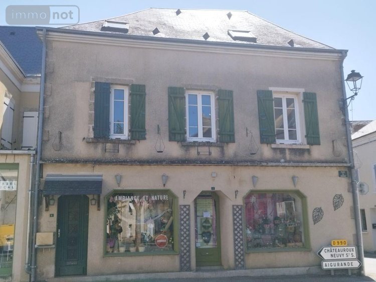 Appartement a vendre Cluis 36340 Indre 98 m2 5 pièces 43000 euros