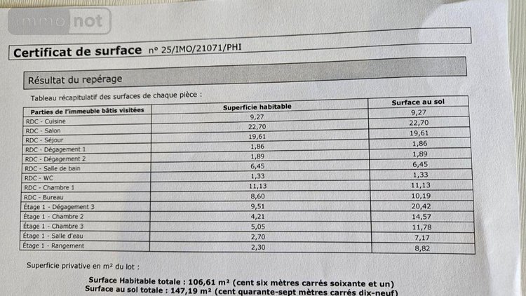 Maison a vendre Laigné-en-Belin 72220 Sarthe 125 m2 5 pièces 210000 euros