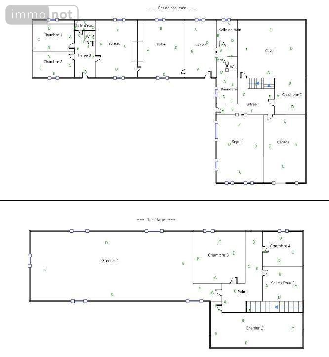 Maison a vendre Drosnay 51290 Marne 249 m2 10 pièces 159000 euros