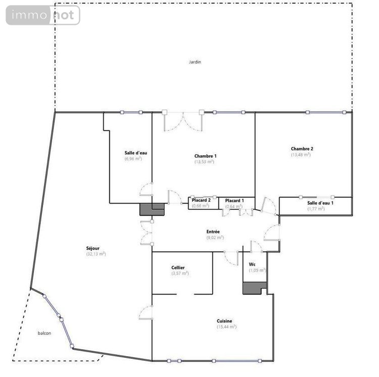 Appartement a vendre Le Mans 72000 Sarthe 98 m2  225750 euros