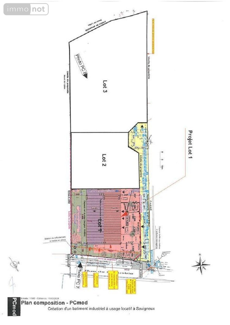 Fonds et murs commerciaux a vendre Montbrison 42600 Loire 800 m2  917000 euros