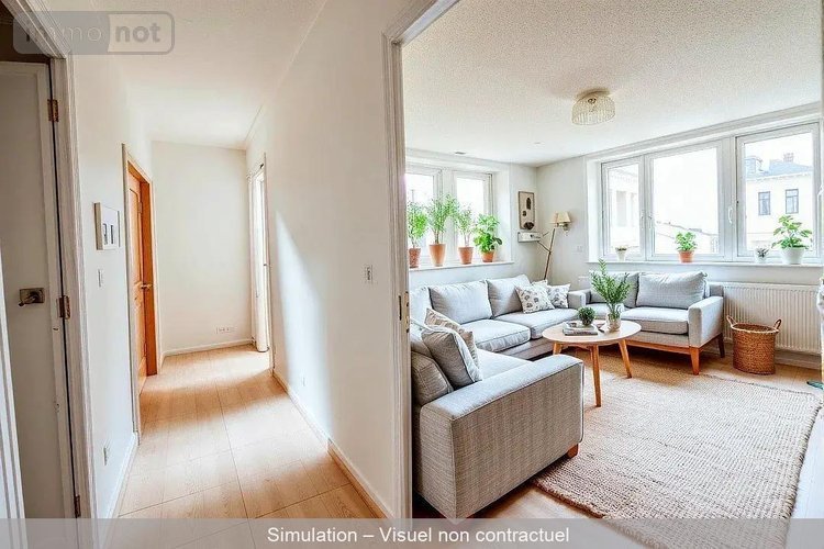 Appartement a vendre Plouescat 29430 Finistère 75 m2 4 pièces 94900 euros