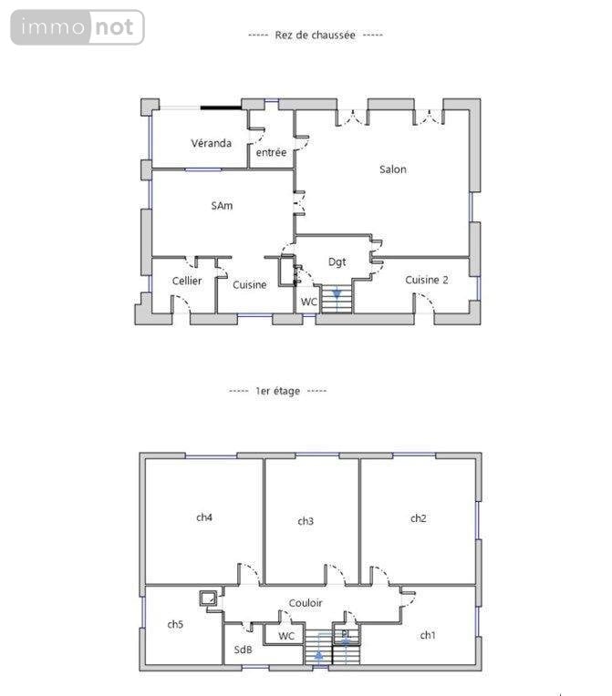 Maison a vendre Pont-Aven 29930 Finistère 148 m2 6 pièces 231000 euros