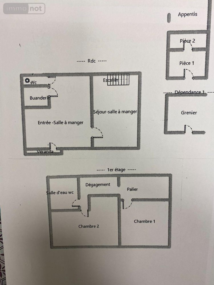 Maison a vendre Buzançais 36500 Indre 70 m2 3 pièces 96600 euros