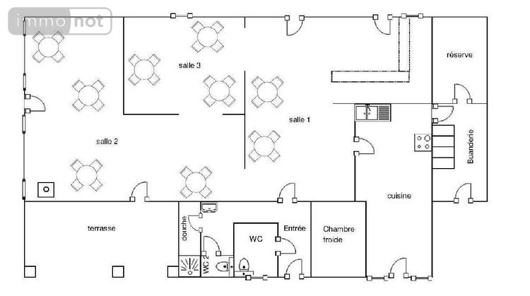Fonds et murs commerciaux a vendre La Chapelle-du-Noyer 28200 Eure-et-Loir 181 m2  191500 euros