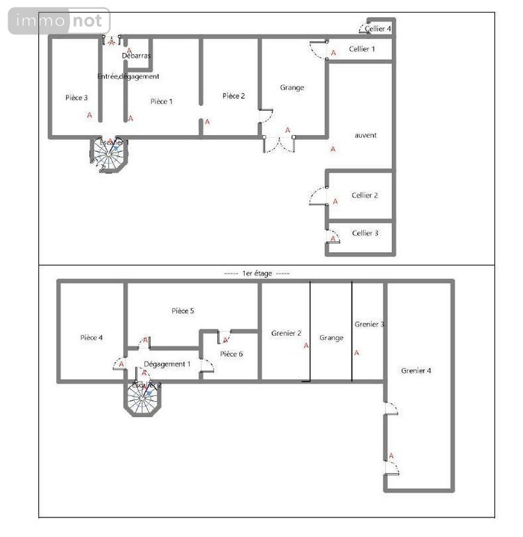 Maison a vendre Loché-sur-Indrois 37460 Indre-et-Loire 250 m2 8 pièces 298000 euros